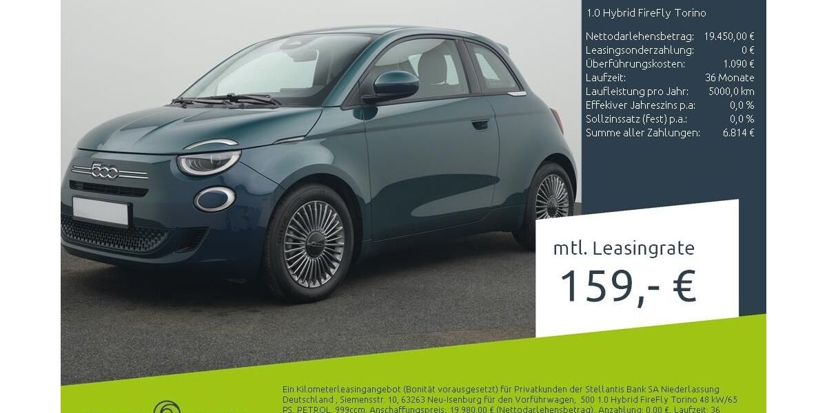 Fiat 500 1.500 km 17.250 &euro; Dülmen 48249