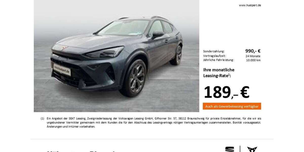 Cupra Formentor 11.747 km 30.777 &euro; Dortmund 44269