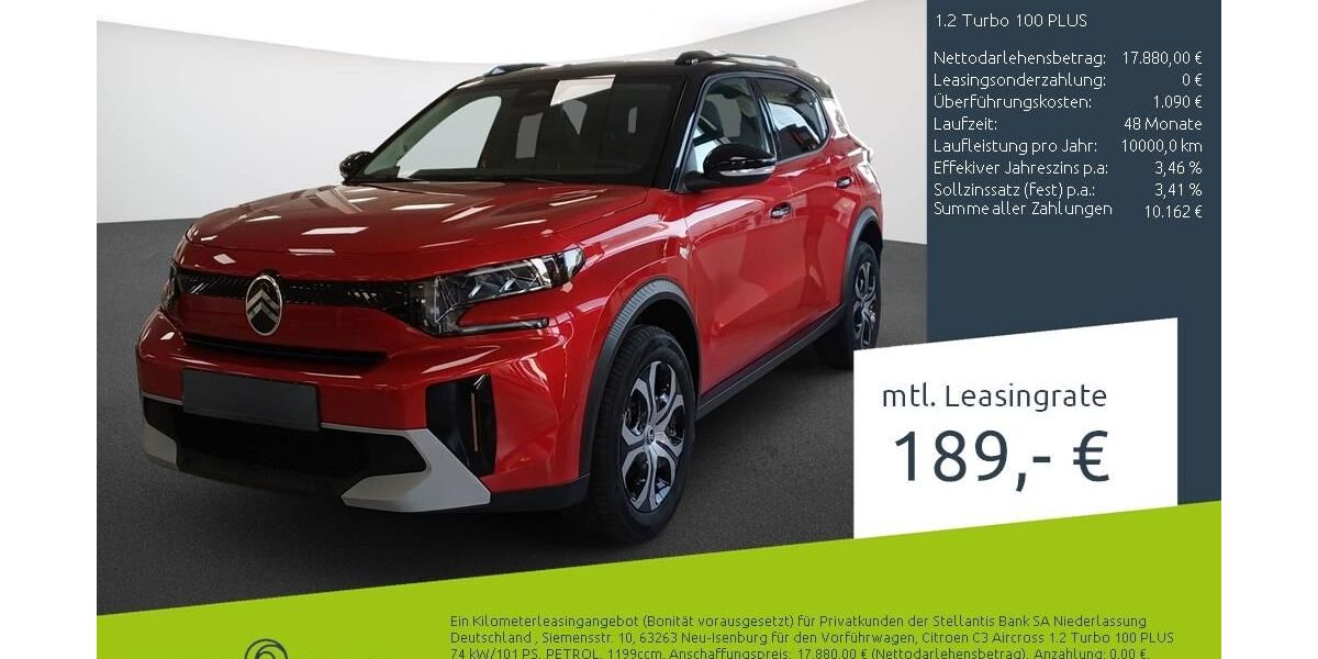 Citroen C3 Aircross 9.000 km 16.770 &euro; Dülmen 48249