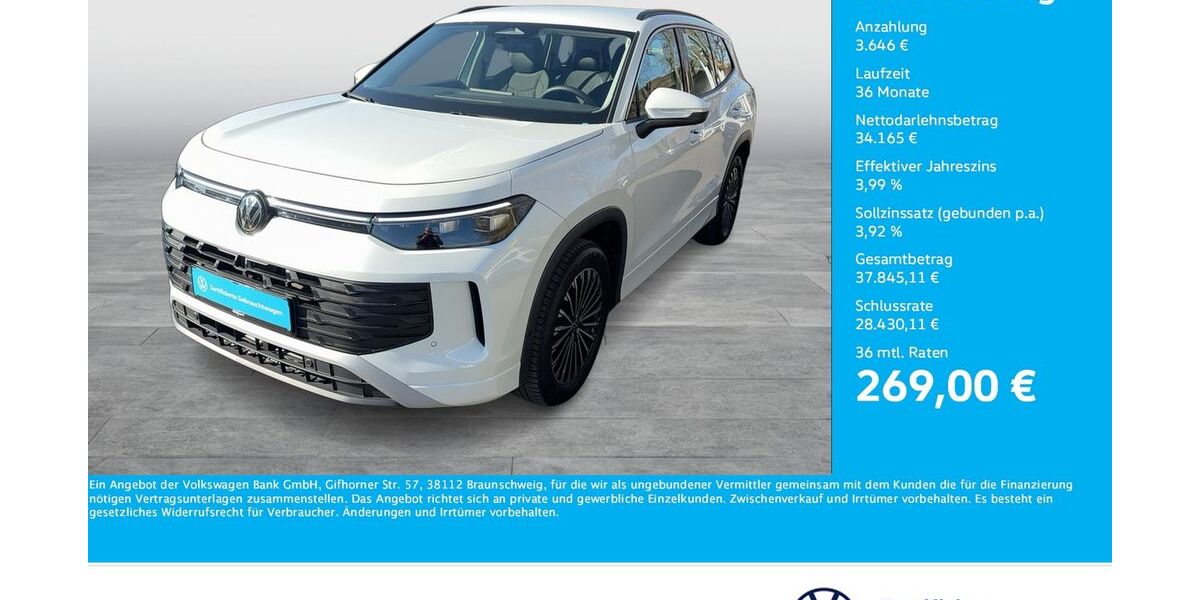 VW Tayron 18.039 km 37.766 &euro; Dortmund 44379