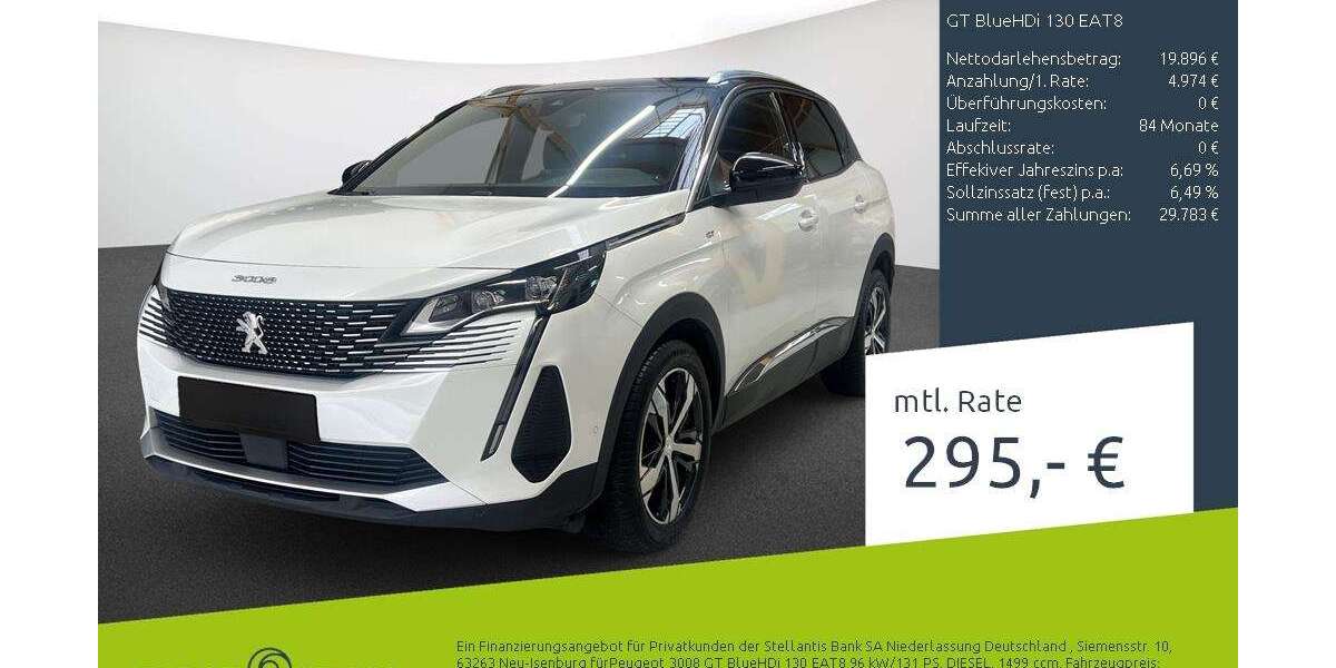 Peugeot 3008 49.689 km 24.789 &euro; Dülmen 48249