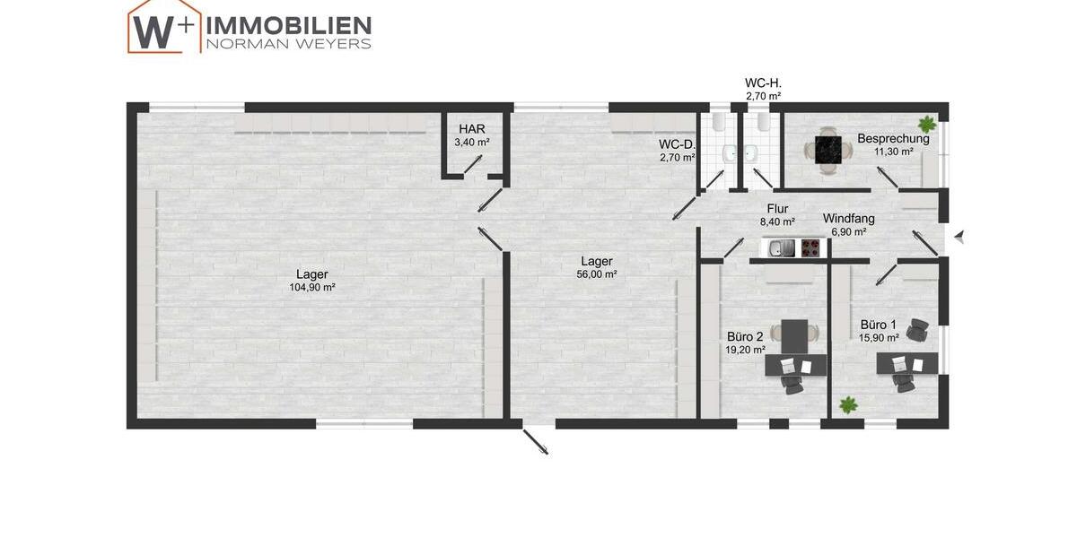 Gewerbeobjekt Senden - 1.600&euro; | Angebot:25711415