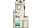 Etagenwohnung Dortmund Brackel - 2.5 Zimmer, 61 m&sup2;, 312&euro; | Angebot:26656376
