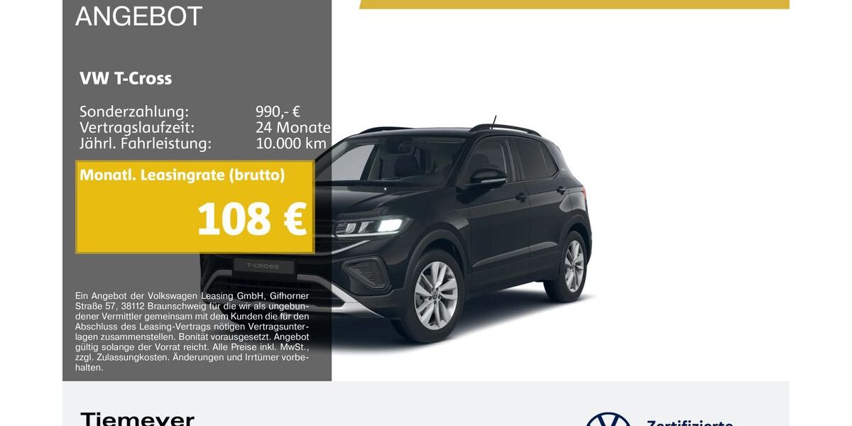VW T-Cross 25.141 km 18.770 &euro; Bochum 44892