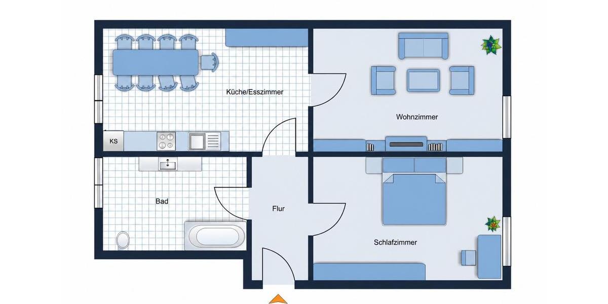 Etagenwohnung Bochum Bochum-Südwest - 2.5 Zimmer, 69 m&sup2;, 142.000&euro; | Angebot:26931023