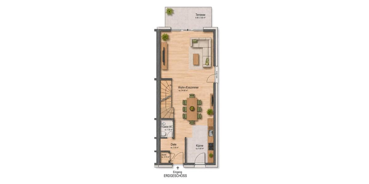 Doppelhaushälfte Dortmund Grevel - 5 Zimmer, 141 m&sup2;, 549.000&euro; | Angebot:26728887