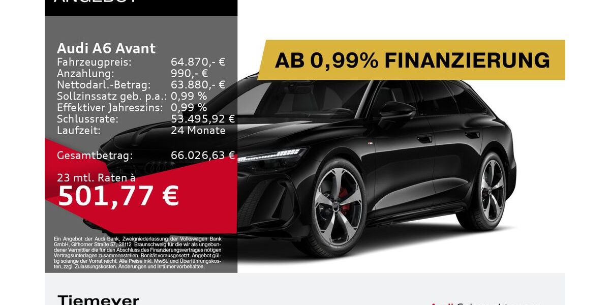 Audi A6 23.989 km 57.430 &euro; Bochum 44809