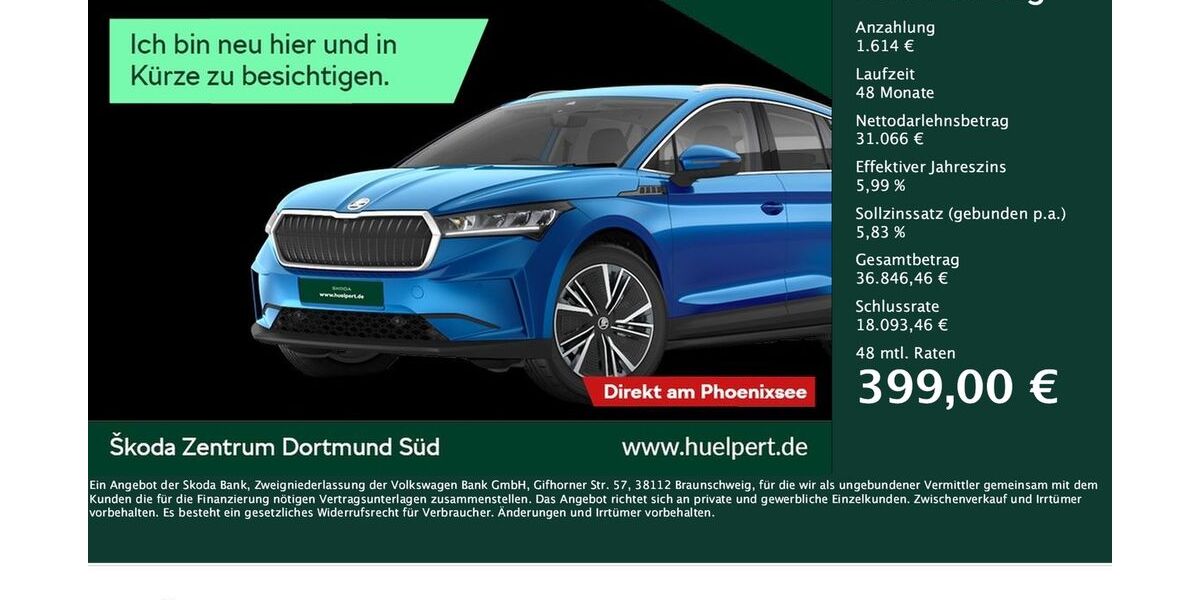 Skoda Enyaq 32.494 km 32.680 &euro; Dortmund 44269