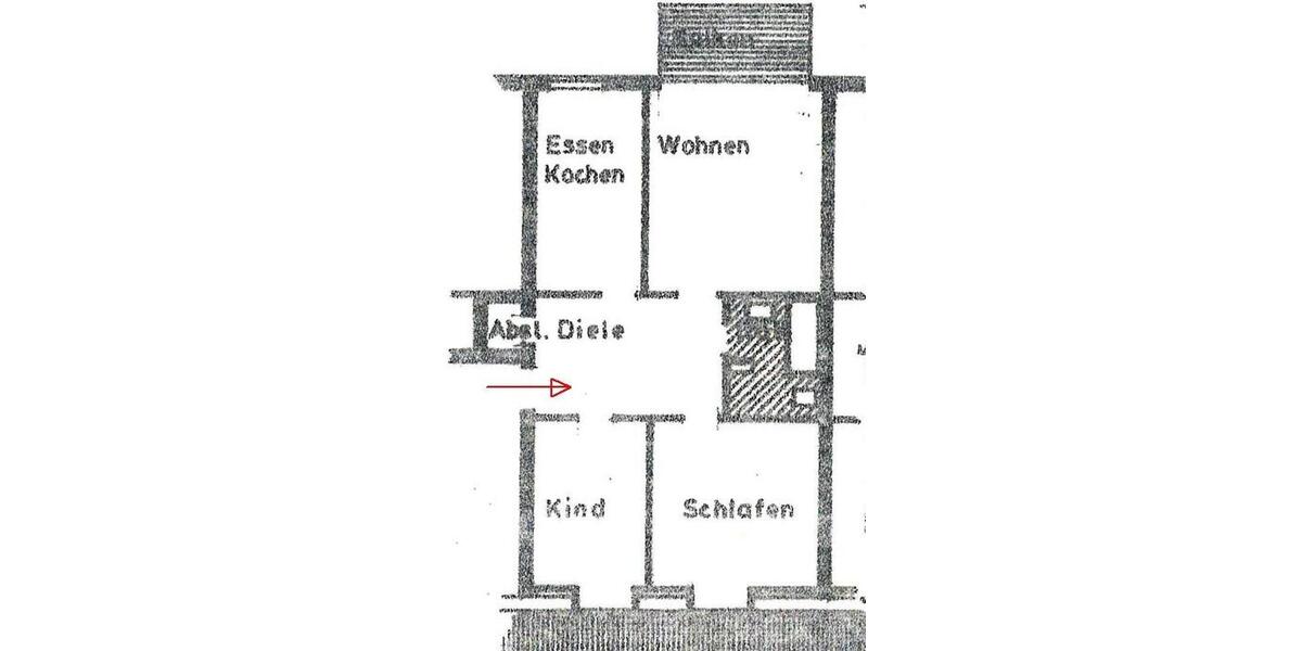 Dachgeschoßwohnung Recklinghausen Berghausen - 3 Zimmer, 60 m&sup2;, 515&euro; | Angebot:26603907