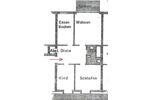 Dachgeschoßwohnung Recklinghausen Berghausen - 3 Zimmer, 60 m&sup2;, 515&euro; | Angebot:26603907