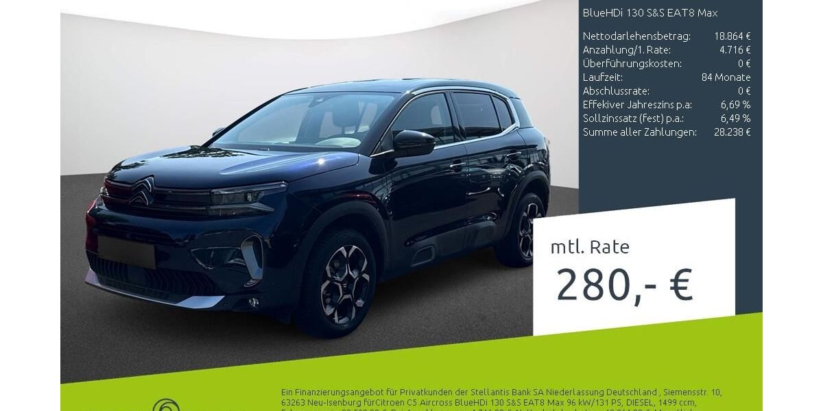 Citroen C5 Aircross 51.095 km 23.580 &euro; Dülmen 48249