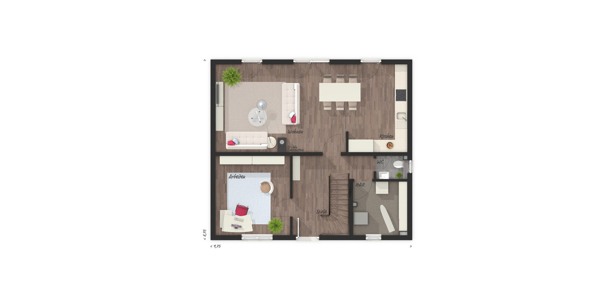 Einfamilienhaus Wickede (Ruhr) Wickede - 4 Zimmer, 125 m&sup2;, 385.760&euro; | Angebot:26202397