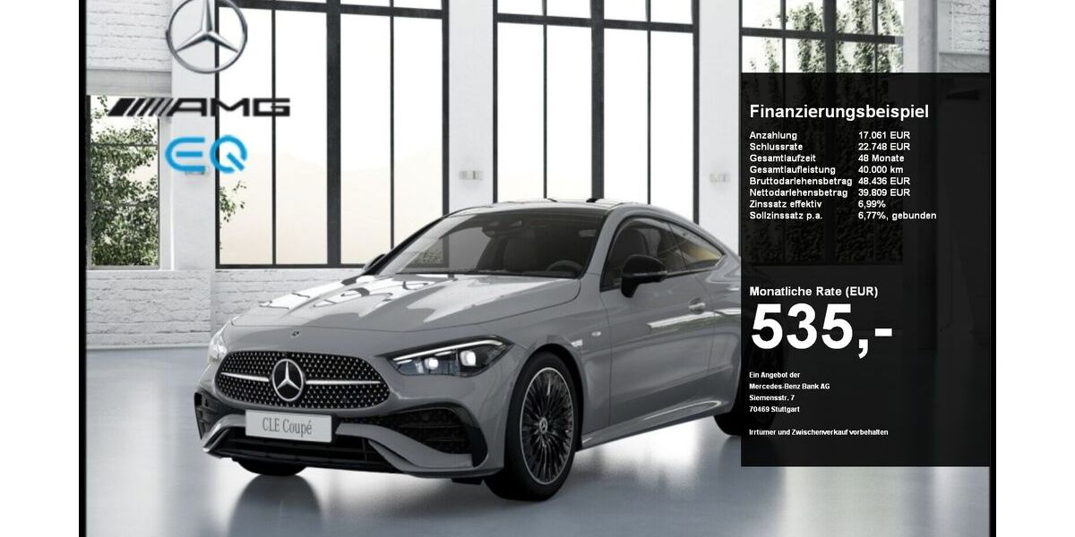 Mercedes-Benz CLE 300 11.634 km 56.870 &euro; Dortmund 44139