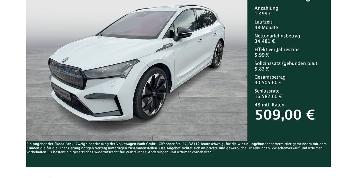 Skoda Enyaq 76.375 km 35.980 &euro; Dortmund 44269