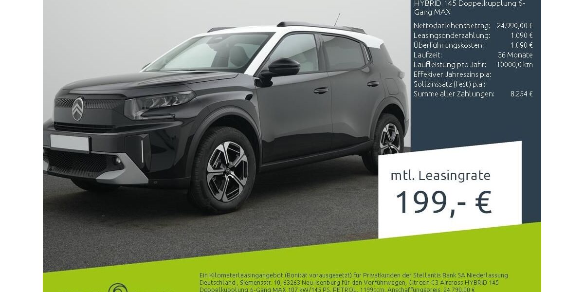 Citroen C3 Aircross 1.500 km 24.949 &euro; Dülmen 48249