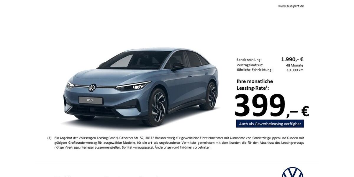 VW ID.7 7.212 km 46.777 &euro; Bergkamen 59192