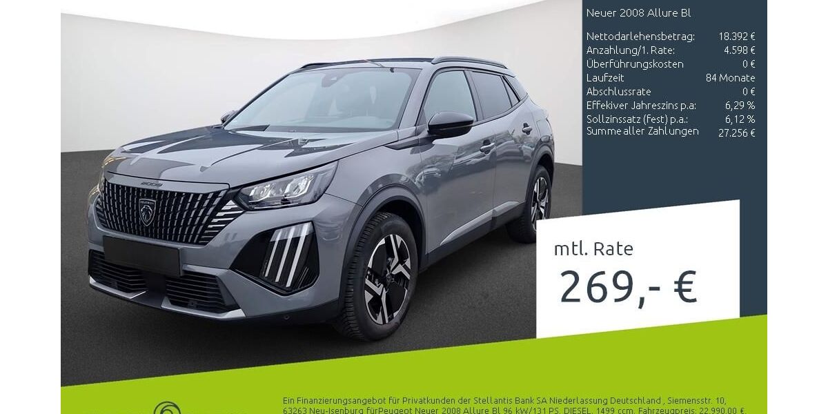 Peugeot 2008 13.856 km 22.990 &euro; Dülmen 48249