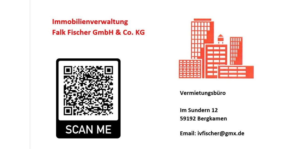 Etagenwohnung Bergkamen - 3 Zimmer, 56 m&sup2;, 499&euro; | Angebot:25377636