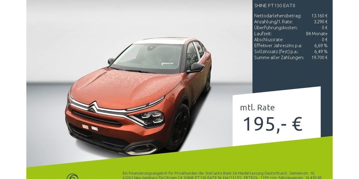 Citroen C4 24.351 km 16.450 &euro; Dülmen 48249