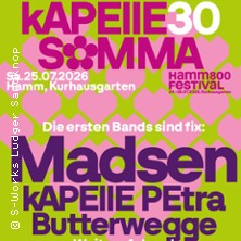 kAPEllE30SOMMA - kAPEllE PEtra und die besten Bands der Welt 25.07.2026 Kurhausgarten