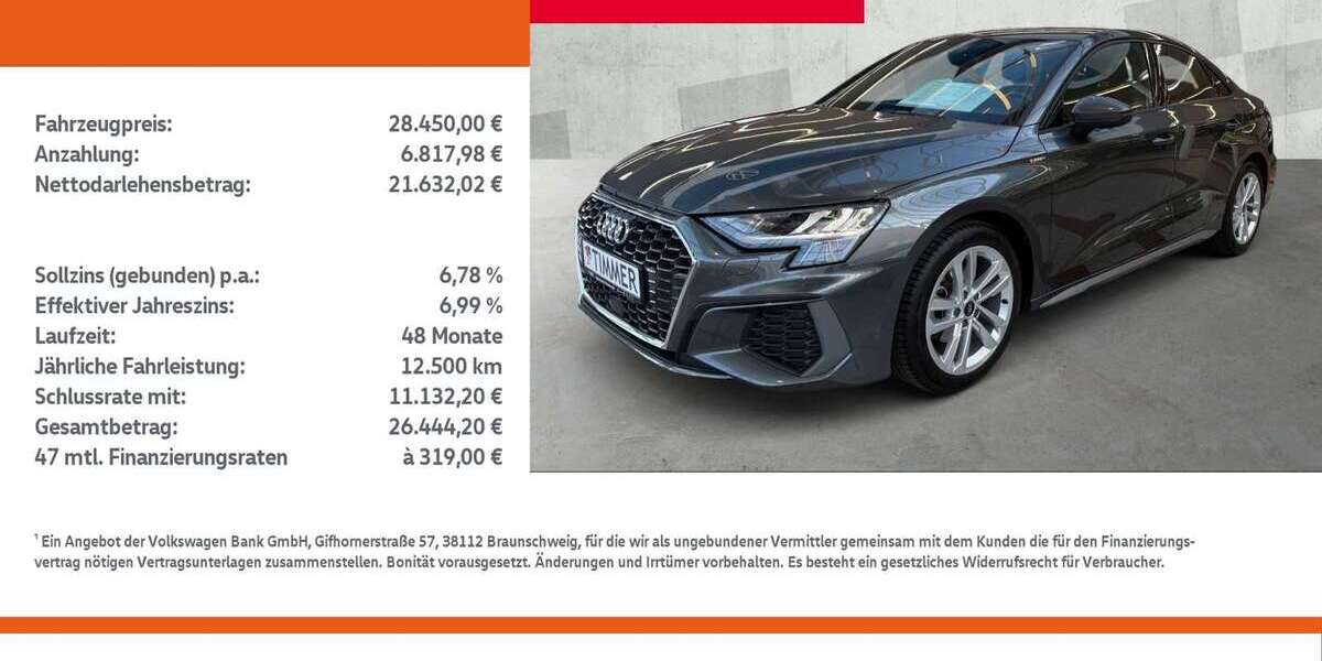 Audi A3 57.223 km 27.480 &euro; Dülmen 48249