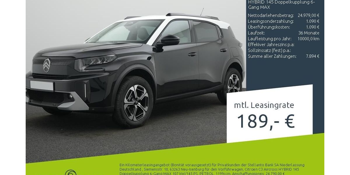 Citroen C3 Aircross 1.500 km 23.290 &euro; Dülmen 48249