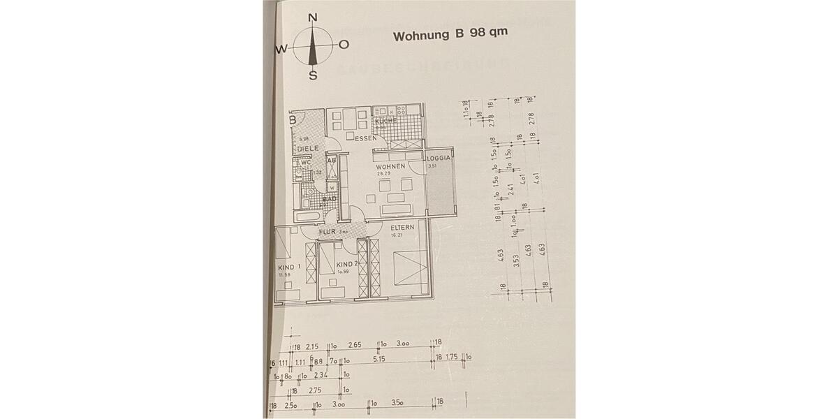 Etagenwohnung Hamm Braam-Ostwennemar - 4.5 Zimmer, 98 m&sup2;, 199.999&euro; | Angebot:25381590