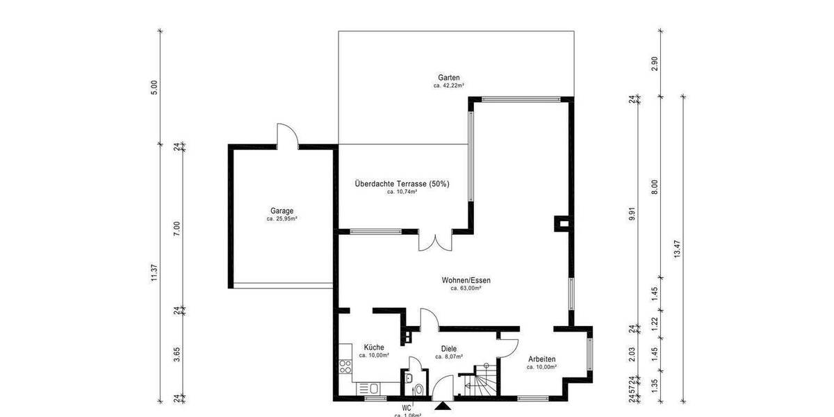 Einfamilienhaus Dortmund / Kirchhörde Kirchhörde - 8 Zimmer, 190 m&sup2;, 775.000&euro; | Angebot:25696380