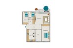 Etagenwohnung Bergkamen - 4.5 Zimmer, 77 m&sup2;, 573&euro; | Angebot:25627118
