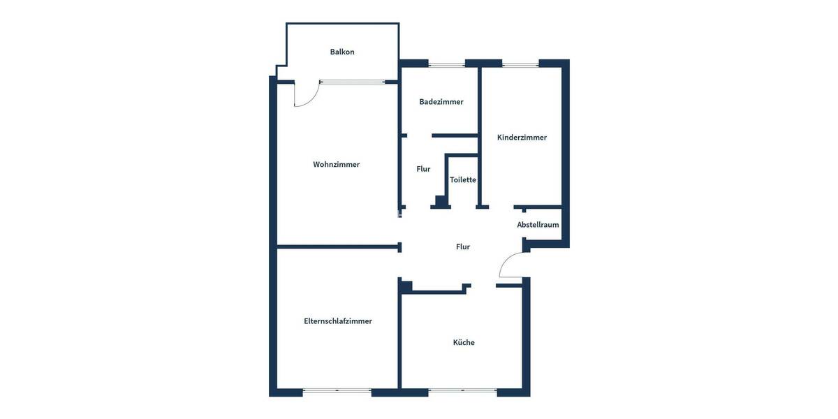 Etagenwohnung Dortmund Löttringhausen - 3 Zimmer, 70 m&sup2;, 155.000&euro; | Angebot:26892906