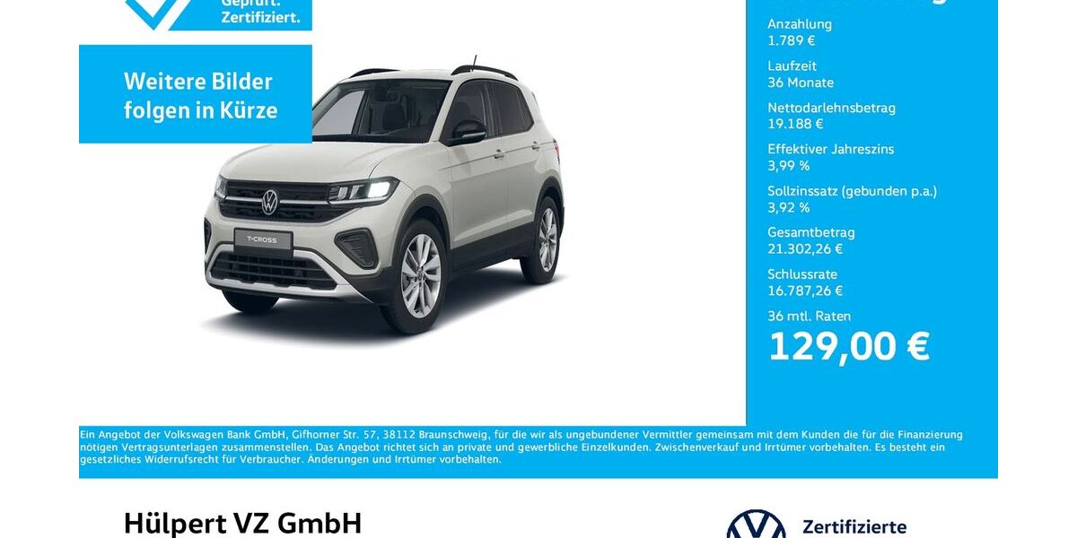 VW T-Cross 9.560 km 20.988 &euro; Dortmund 44379