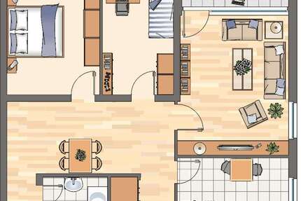 Wohnung Kamen Methler - 3 Zimmer, 83 m&sup2;, 396&euro; | Angebot:21544734