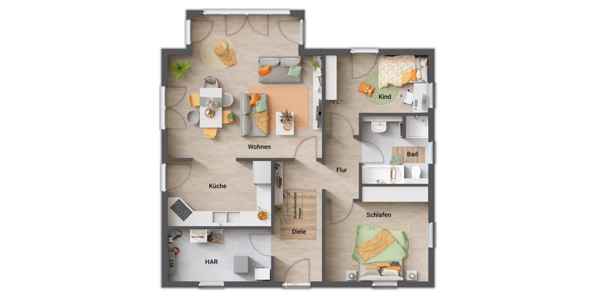 Mehrfamilienhaus, Wohnhaus Lünen Horstmar - 3 Zimmer, 92 m&sup2;, 237.950&euro; | Angebot:25681205