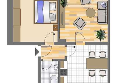 Wohnung Herten Westerholt - 2 Zimmer, 55 m&sup2;, 449&euro; | Angebot:27640599