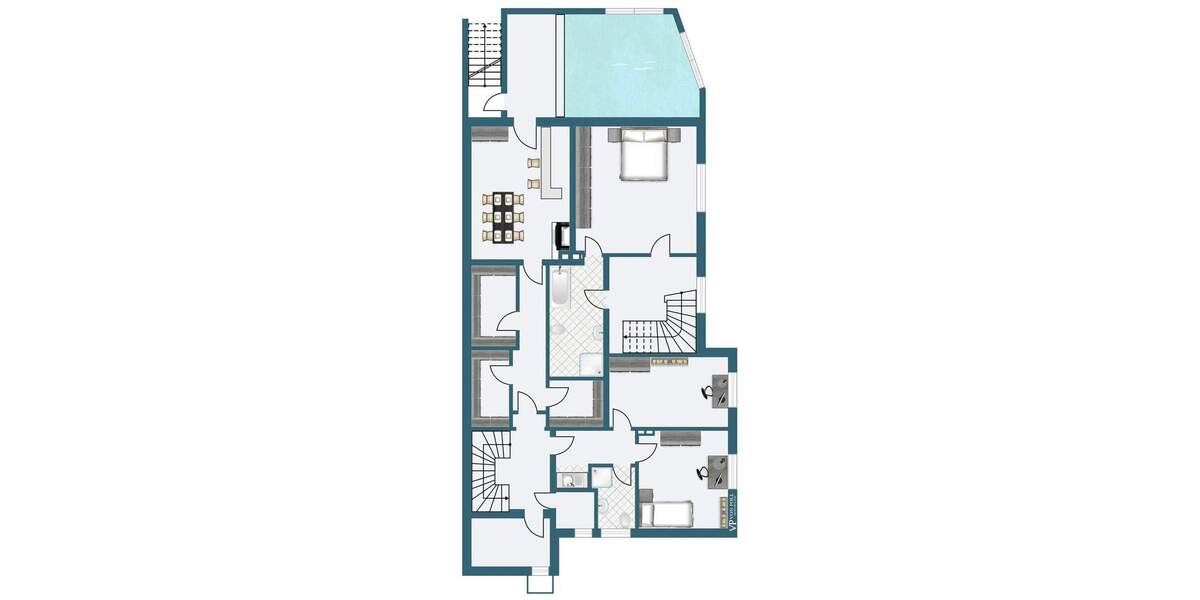 Mehrfamilienhaus, Wohnhaus Bochum Wiemelhausen - 9 Zimmer, 275 m&sup2;, 695.000&euro; | Angebot:25687045