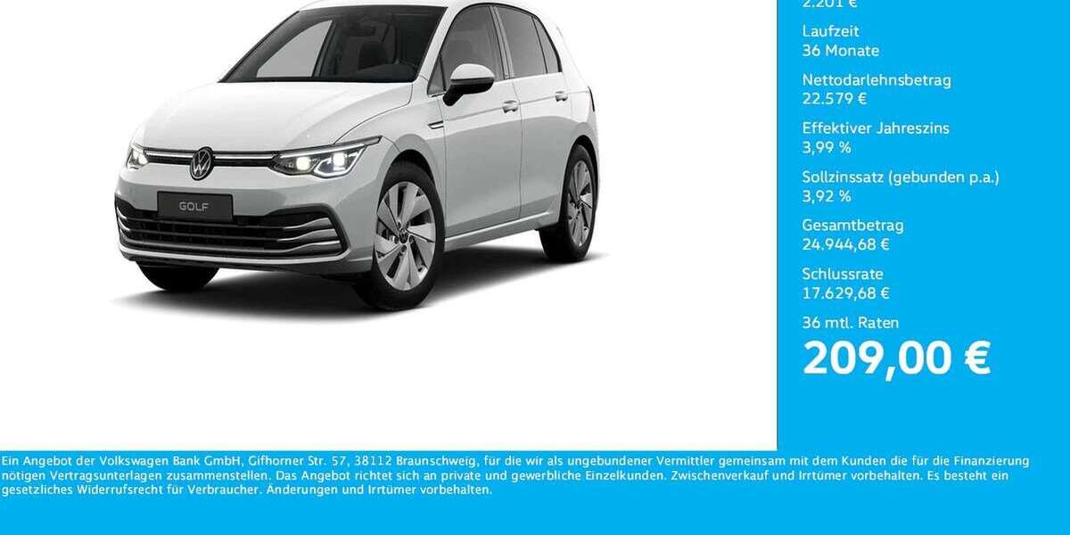 VW Golf 20.458 km 24.780 &euro; Dortmund-Marten 44379