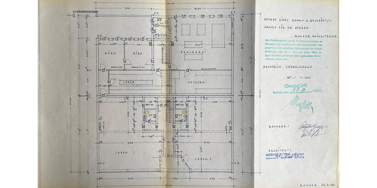 Gewerbeobjekt Bochum - 2.100&euro; | Angebot:24146145