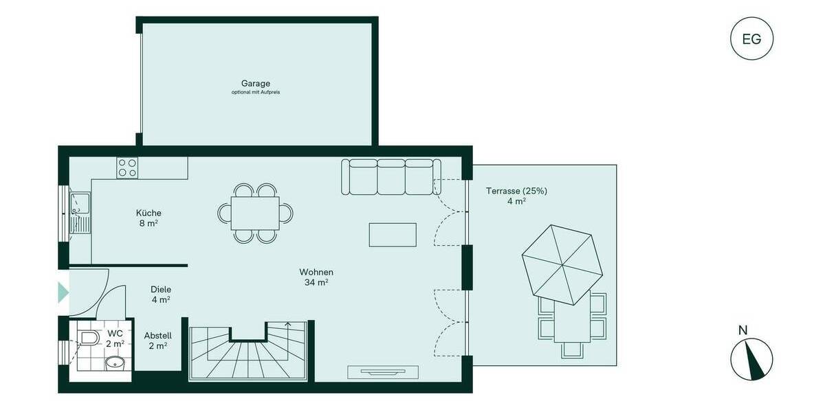 Doppelhaushälfte Bergkamen Weddinghofen - 5 Zimmer, 136 m&sup2;, 469.400&euro; | Angebot:25664075