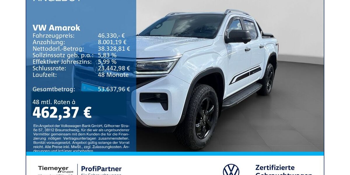VW Amarok 156.115 km 44.880 &euro; Recklinghausen 45663
