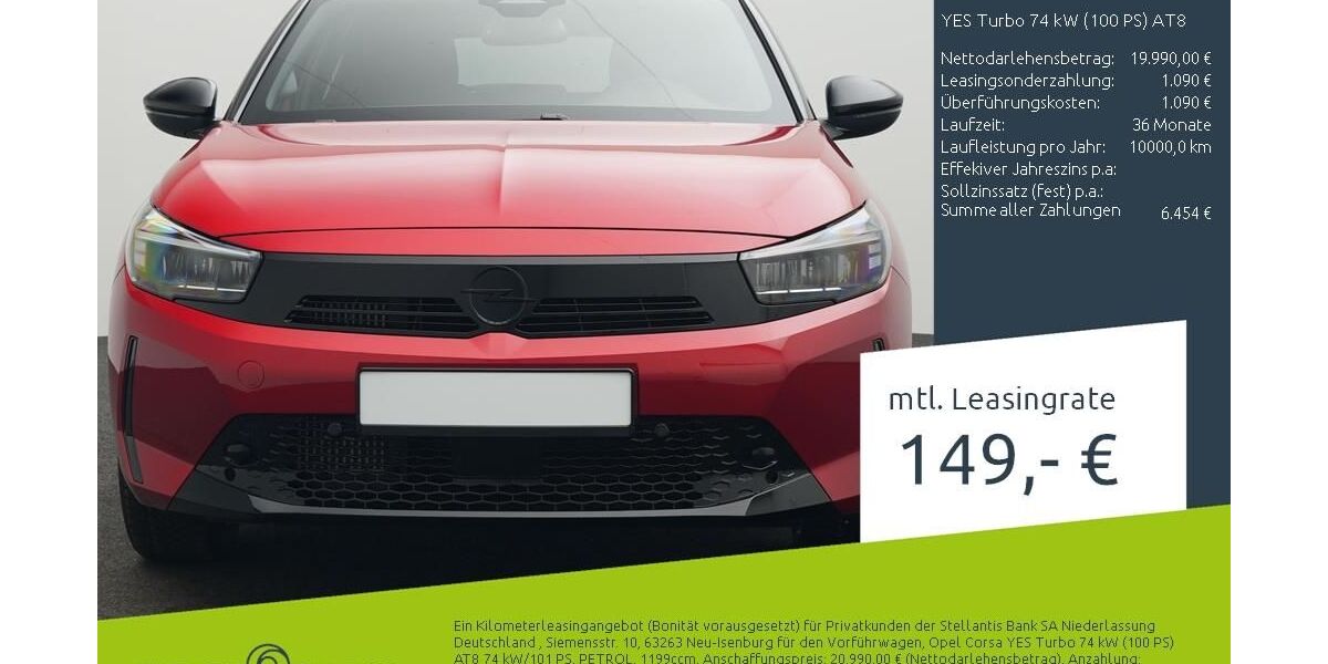 Opel Corsa 2.162 km 18.970 &euro; Dülmen 48249