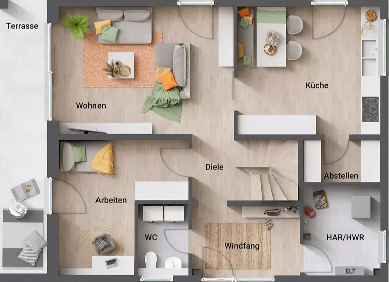 Mehrfamilienhaus, Wohnhaus Nordkirchen Südkirchen - 5 Zimmer, 152 m&sup2;, 386.000&euro; | Angebot:26156349