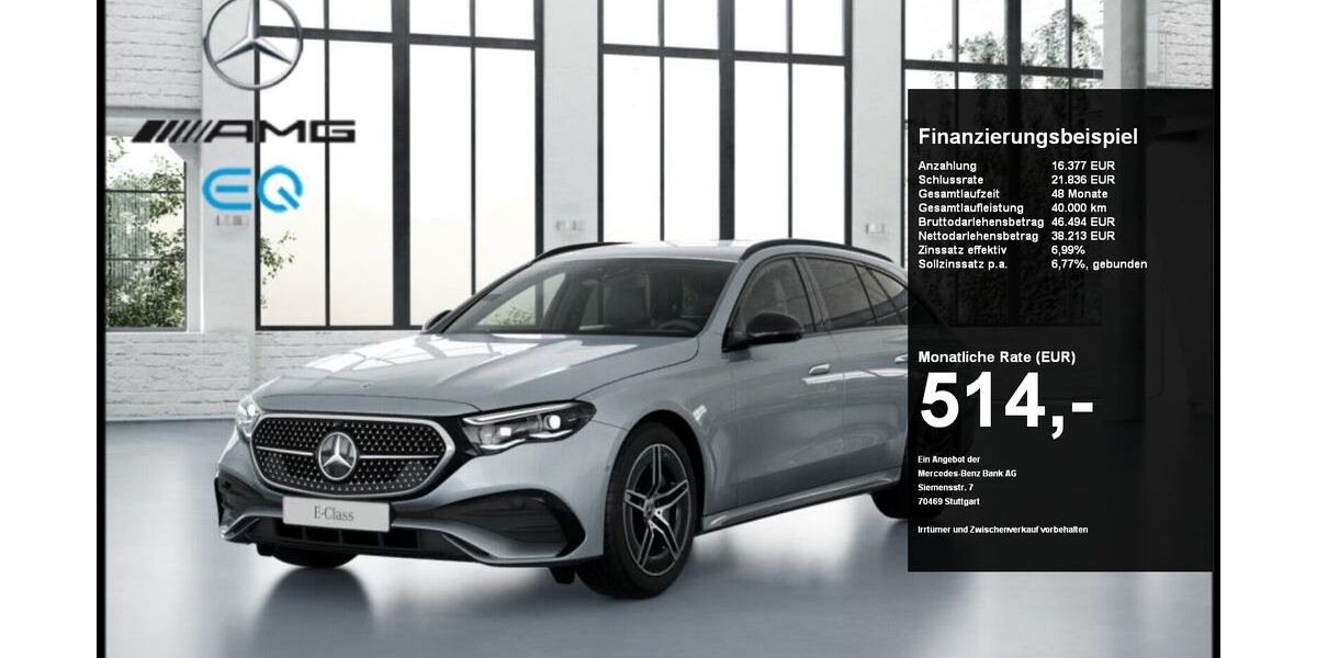 Mercedes-Benz E 220 15.262 km 52.670 &euro; Dortmund 44139