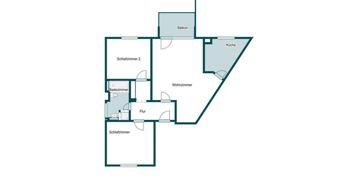 Etagenwohnung Dortmund Lütgendortmund - 3 Zimmer, 77 m&sup2;, 156.000&euro; | Angebot:26820498