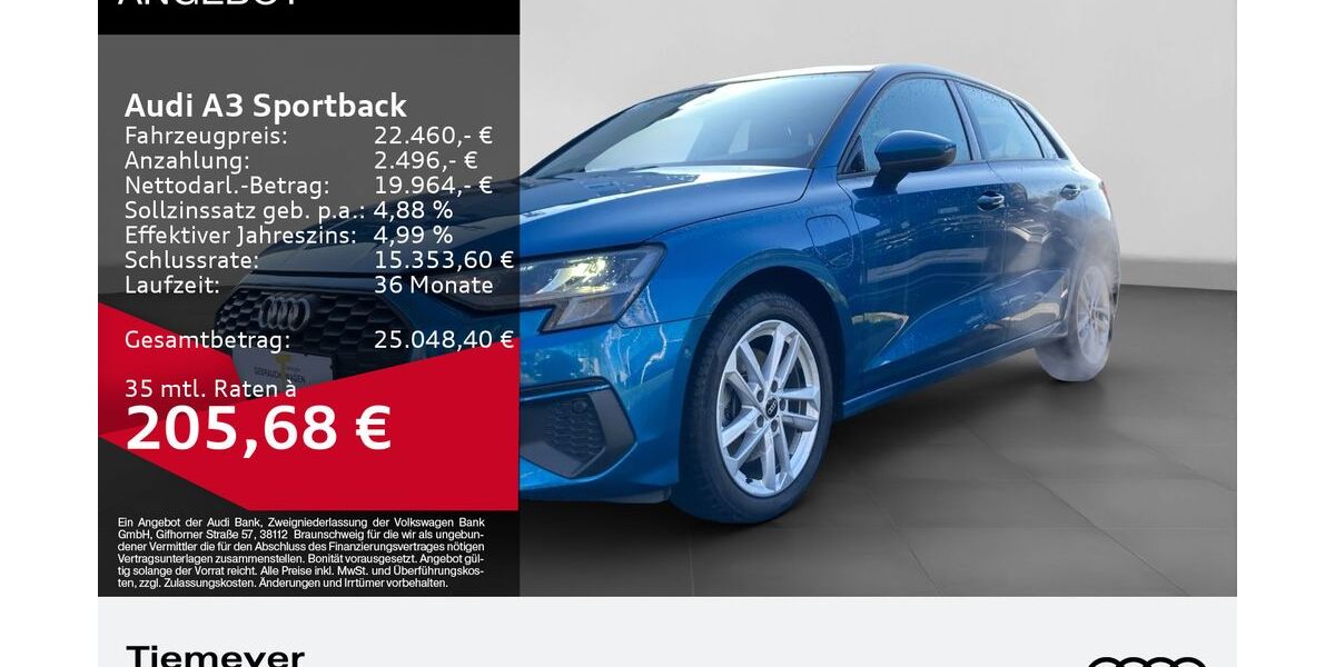 Audi A3 34.399 km 22.460 &euro; Bochum 44892