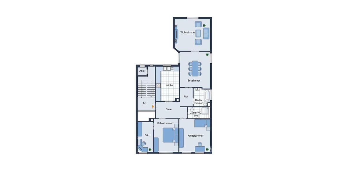 Etagenwohnung Hamm - 4 Zimmer, 114 m&sup2;, 900&euro; | Angebot:26384109