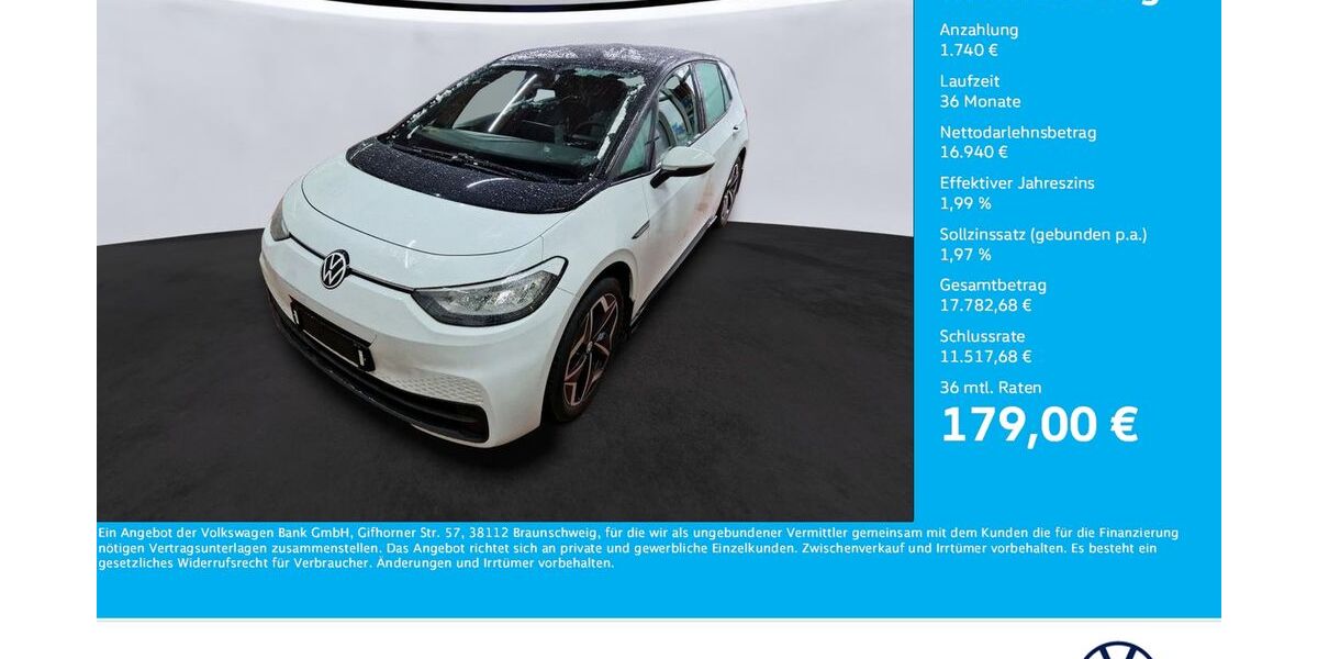 VW ID.3 47.843 km 18.680 &euro; Unna 59423