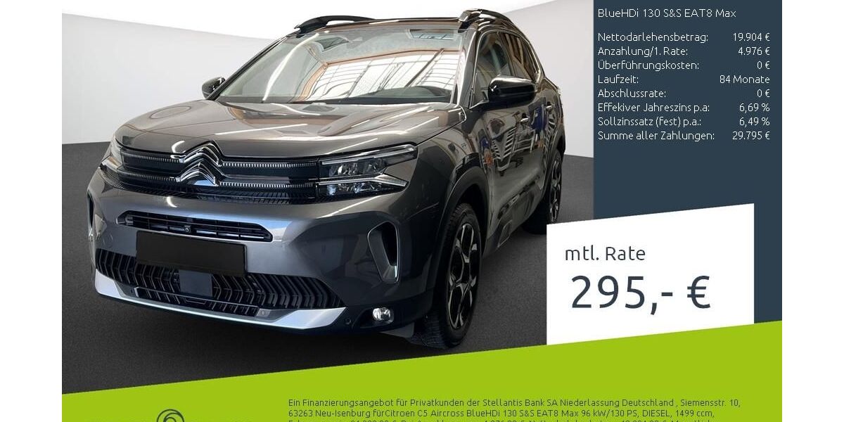 Citroen C5 Aircross 8.797 km 24.880 &euro; Dülmen 48249