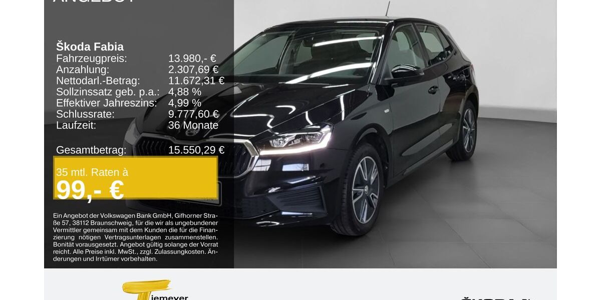 Skoda Fabia 22.189 km 13.980 &euro; Bochum 44809