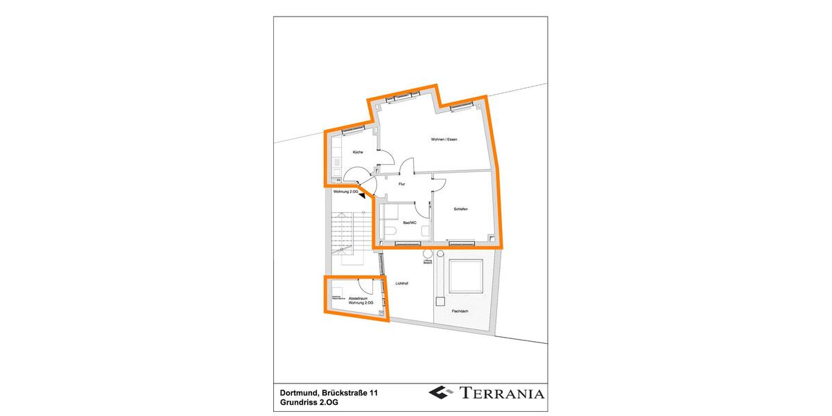 Etagenwohnung Dortmund - 2 Zimmer, 67 m&sup2;, 741&euro; | Angebot:19904595