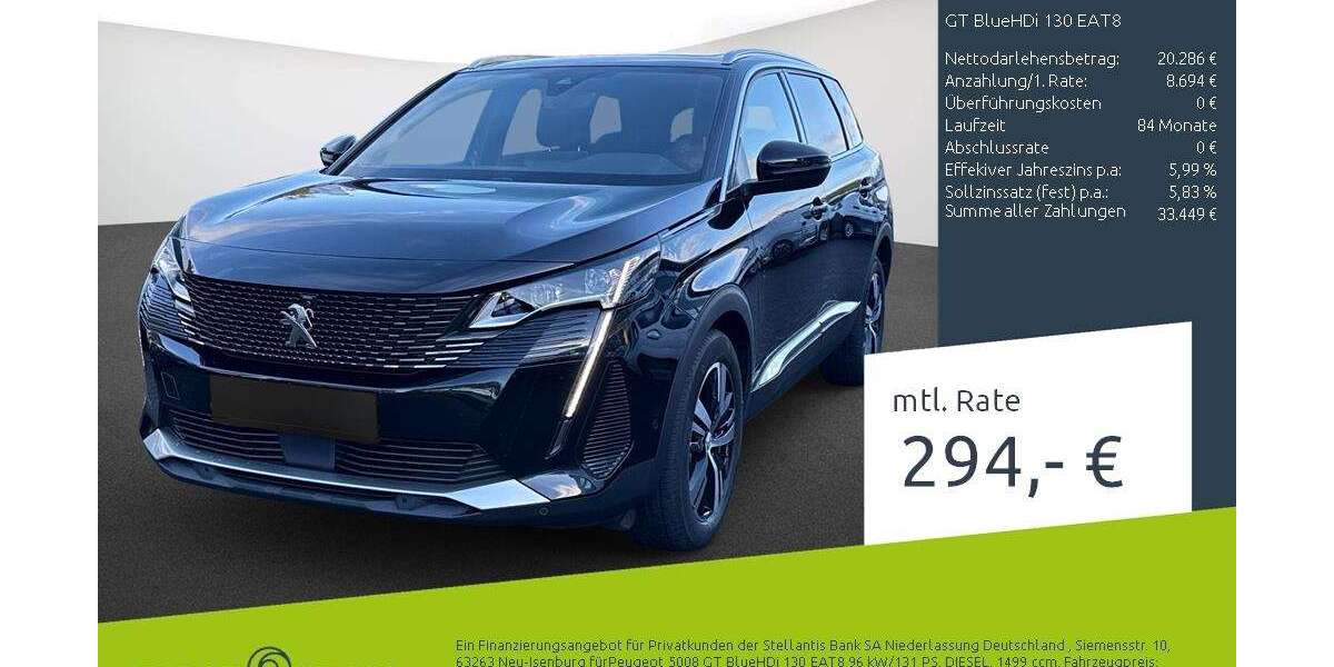 Peugeot 5008 24.398 km 28.980 &euro; Dülmen 48249